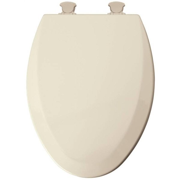 Gfancy Fixtures Bemis Toilet Seat for Use with Elongated Bowls Molded Wood, Biscuit GF2630657